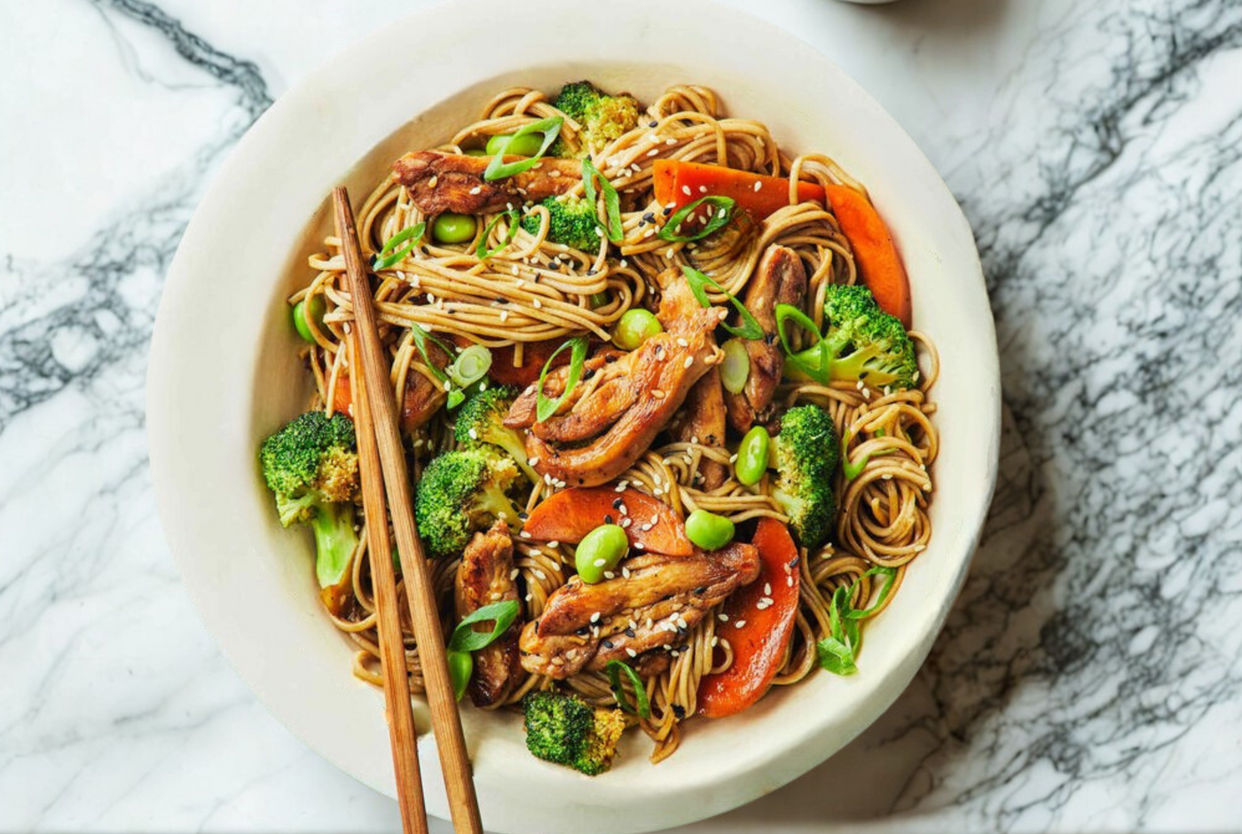 Honey-Soy Chicken Stirfry with Edamame