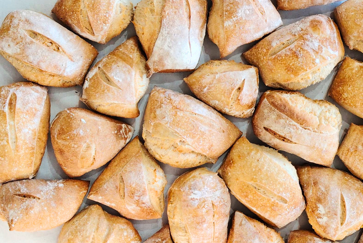 Heat-and-Eat Sourdough Rolls