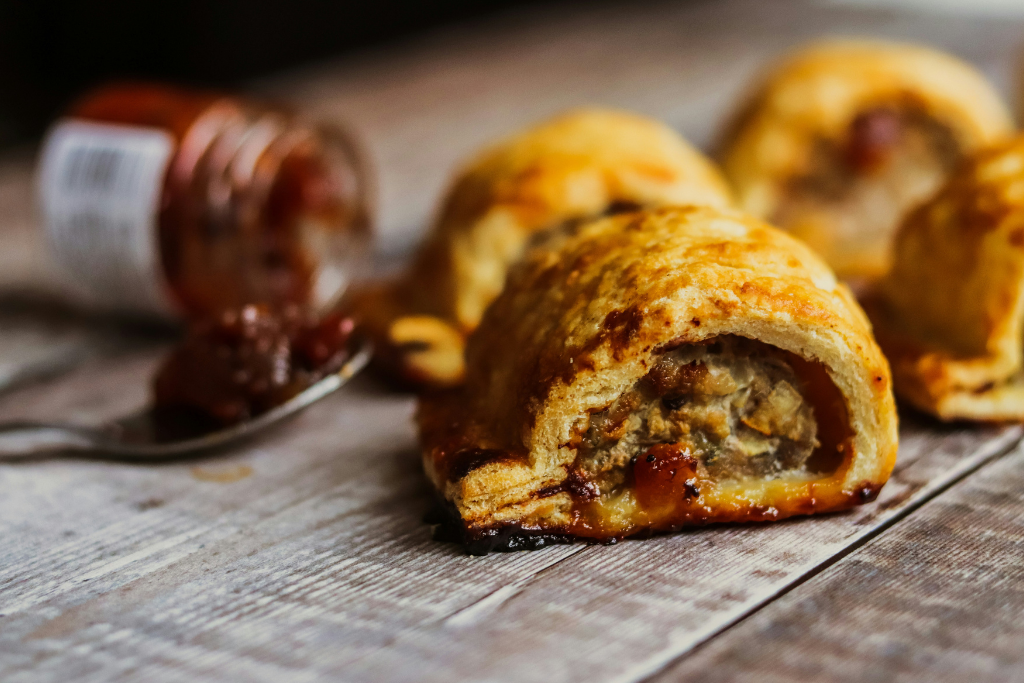 Little Pork Sausage Rolls - With Bacon & Sage