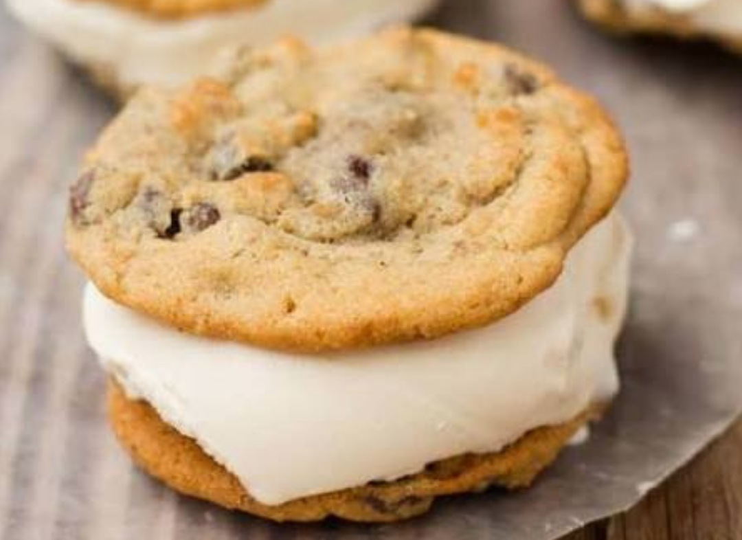 Chocolate Chip Ice-Cream Stacks