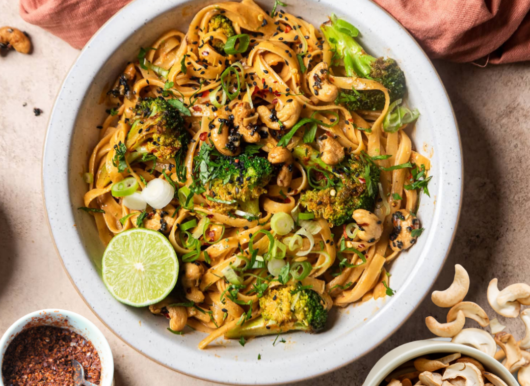 Spicy Thai Chicken & Cashew Noodles