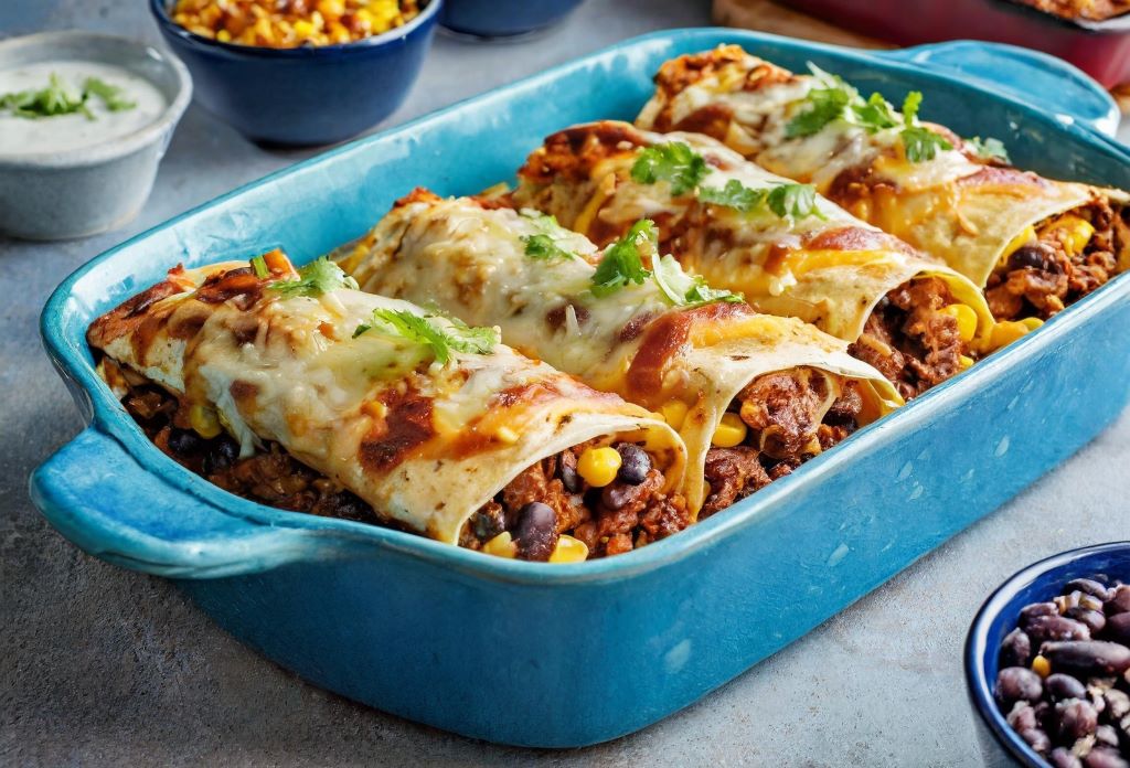 Barbecue Pulled Pork Enchiladas